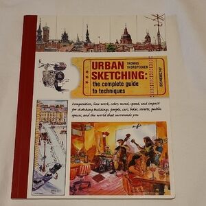 Urban Sketching: The Complete Guide To Techniques -Thomas Thorspecken Book Draw